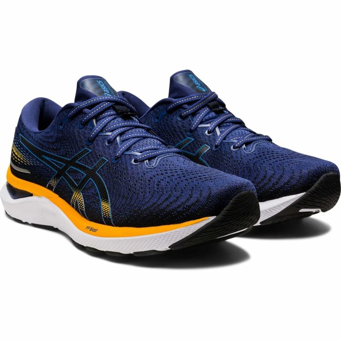 asics gel cumulus 24 mens running shoes navy 37451016405200