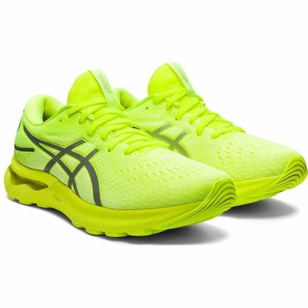 asics gel nimbus 24 lite show mens running shoes yellow 29669915885776