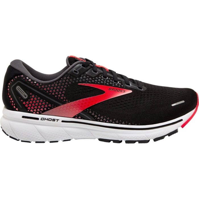 brooks ghost 14 mens running shoes black 28557189447888