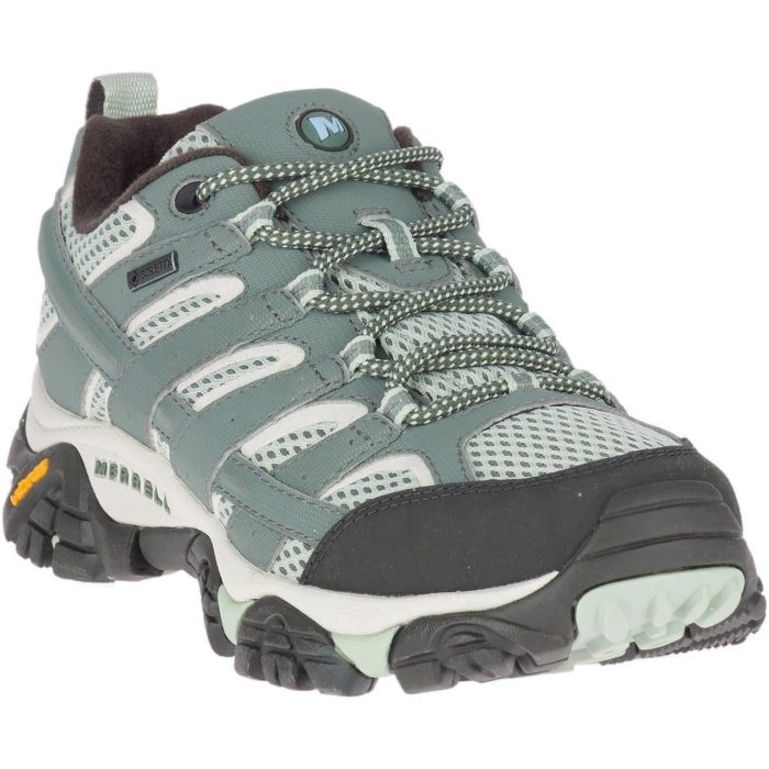 merrell moab 2 gtx womens walking shoes green 29543772946640