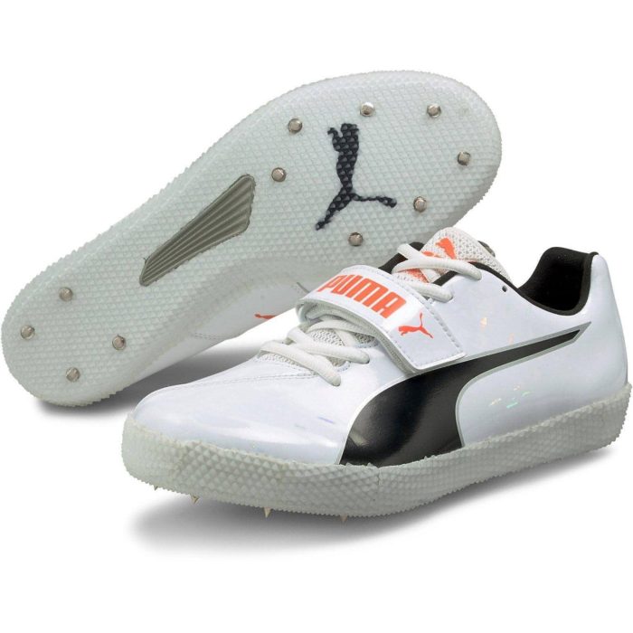 puma evospeed high jump 6 field event spikes white 28546068545744