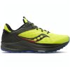 saucony canyon tr2 mens trail running shoes yellow 37446826885328