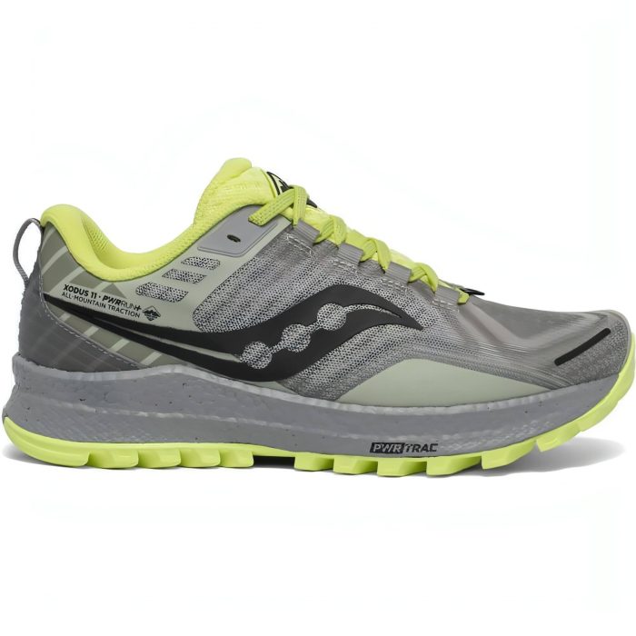 saucony xodus 11 womens trail running shoes grey 28557561102544